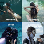 Dive Mask Handmade Braided Rope Freediving Scuba Diving Mask Adjustable Plaited Strap Replacement Snorkeling Swimming Goggles