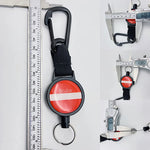 2021 Scuba Diving Anti-lost Spring Scalable Black spray paint 316 Stainless steel wire Lanyard Under Water TEC Dive Safety Tool