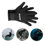 3mm Neoprene Diving Gloves Mens Womens Non-slip Swimming Gloves Black Warm Wetsuit Gloves for Kayak Surfing Snorkeling Hunting