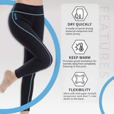 Women's Wetsuit Pants 2mm Neoprene Sauna Leggings Keep Warm for Water Aerobics Diving Surfing Swimming Snorkeling Scuba Kayaking