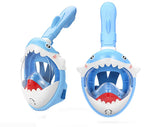 Children Cartoon Diving Mask Swimming Full Face Snorkeling Mask  Boys Girls Underwater Scuba Anti Fog Snorkel Set Equipment Kids