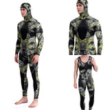 2024 Neoprene Scuba Diving wetsuit1.5/ 3MM Winter Warm  Men Hood Surfing Front Zipper Snorkeling Spearfishing Hooded Diving Suit