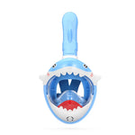 Children Cartoon Diving Mask Swimming Full Face Snorkeling Mask  Boys Girls Underwater Scuba Anti Fog Snorkel Set Equipment Kids