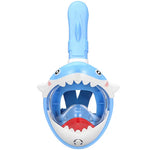 Children Cartoon Diving Mask Swimming Full Face Snorkeling Mask  Boys Girls Underwater Scuba Anti Fog Snorkel Set Equipment Kids