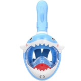 Children Cartoon Diving Mask Swimming Full Face Snorkeling Mask  Boys Girls Underwater Scuba Anti Fog Snorkel Set Equipment Kids