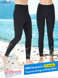 2mm Neopren Neoprenanzug für Männer und Frauen, kältebeständig, warme Taucherhose, weibliche Schnorchel-Leggings, Segeln, Surfen, Winter-Schwimmanzug, Badehose