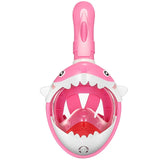 Children Cartoon Diving Mask Swimming Full Face Snorkeling Mask  Boys Girls Underwater Scuba Anti Fog Snorkel Set Equipment Kids