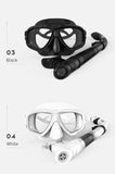 COPOZZ Professional Diving Scuba Mask No Fogging Snorkeling Scuba Dive Glasses Seal Diving Tempered Glass Mask Goggles Men Women