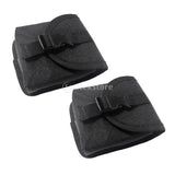 2pcs Spare Black 600D Nylon Scuba Diving Weight Belt Pockets with Quick Release Buckle - 14 x 12cm