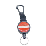 2021 Scuba Diving Anti-lost Spring Scalable Black spray paint 316 Stainless steel wire Lanyard Under Water TEC Dive Safety Tool