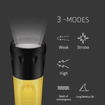 XM L2 LEDIPX68 waterproof underwater 100 meter diving light with built-in 6000mAh rechargeable battery, scuba diving flashlight