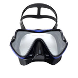 Diving Mask Swimming Goggles Scuba Snorkel Silicone Skirt Tempered Glass Panoramic HD For Adult Youth Anti-Fog with Nose Cover