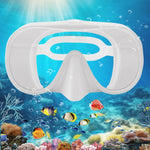 Diving facial mirror, anti -fog 180 ° snorkeling facial mirror, deep water diving mask diving goggles with respiratory tube