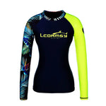 Long-sleeved Split snorkeling Wetsuits Sun-proof Beach Swimwear Quick dry Surfing Suit