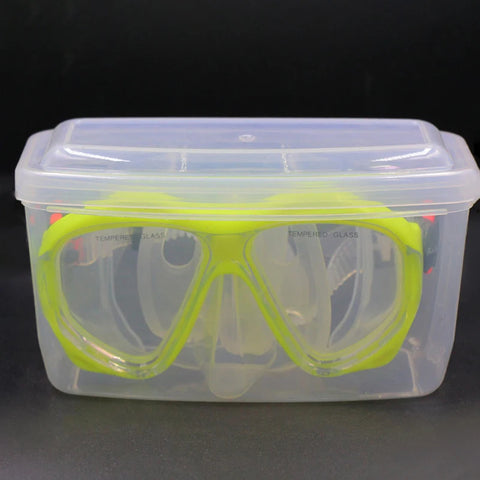 Hard Plastic Scuba Dive Diving Mask Storage Box Case Snorkeling Goggles Swim Glasses Protector Container Transparent