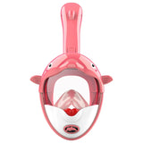 Children Cartoon Diving Mask Swimming Full Face Snorkeling Mask  Boys Girls Underwater Scuba Anti Fog Snorkel Set Equipment Kids