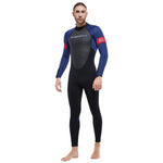 Wetsuit for Men Women One-piece Scuba Diving Suit 3MM Neoprene Long Sleeve Snorkeling Surfing Swimsuit for Girls Sun Protection