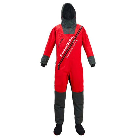 Waterproof Dry Suit One-piece Drysuit Wading for Kayak Canoe ATV/UTV Water Sport Wader Finn-Trail Men Women Drysuit