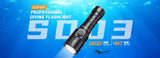 Sofirn SD01 Pro 10000LM Powerful Diving Light 3* XHP50.2 Scuba Dive Flashlight Underwater Torch with Magnetic Control Switch