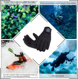 1.5mm Diving Gloves Nylon Water Gloves Non-Slip for Spearfishing Snorkeling Paddling Surfing Canoeing Water Sports Hunting