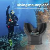 Silicone Scuba Diving Mouthpiece BPA Free Deep Snorkeling Underwater Mouthpieces Snorkel Regulator Mouthpiece Accessories