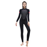 Wetsuit for Men Women One-piece Scuba Diving Suit 3MM Neoprene Long Sleeve Snorkeling Surfing Swimsuit for Girls Sun Protection