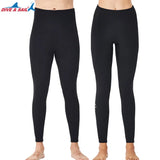 2mm Neopren Neoprenanzug für Männer und Frauen, kältebeständig, warme Taucherhose, weibliche Schnorchel-Leggings, Segeln, Surfen, Winter-Schwimmanzug, Badehose