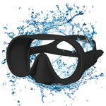 Diving facial mirror, anti -fog 180 ° snorkeling facial mirror, deep water diving mask diving goggles with respiratory tube