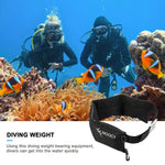 Durable Nylon Scuba Diving Weight Belts Tech Dive Scuba With 4 Empty Weights Pockets Carrier For Snorkeling Water Sports