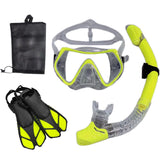 Snorkel Diving Mask  and  Goggles Diving Swimming Tube Set  Adult Unisex