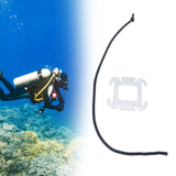 Diving Belt Slide Keeper Dive Strap Lightweight Underwater Retainer for Scuba Diving Surfing Snorkeling Water Sports Accessories