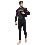 Wetsuit for Men Women One-piece Scuba Diving Suit 3MM Neoprene Long Sleeve Snorkeling Surfing Swimsuit for Girls Sun Protection