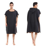 Microfiber Quick-Drying Towel With Hood, Diving Cloak, Snorkeling And Changing Bathrobe