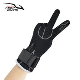 3MM Genuine Neoprene Gloves Anti Scratch and Keep Warm for Scuba Diving Non-slip Snorkeling Equipment