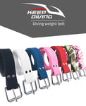 1 pcs 1.3M~1.5M Cutable Silicone Gel Rubber Weight Belt With Stainless Steel Buckle Freediving ScubaDiving BCD Accessories