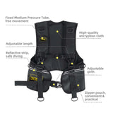 2L Scuba Diving Tank Vest Bag Adapter Mini Oxygen Cylinder Set Respirator Air Tank Diving Equipment DIDEEP X5000 Pro