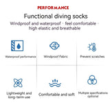 OUZO 3MM Warm Diving Socks Outdoor Sports Surfing Diving Wear-resistant Non-slip Socks Snorkeling Surfing Beach Socks