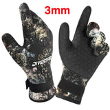 5MM 3MM Men Women Wetsuit Camouflage Gloves Scuba Snorkeling Paddling Surfing Kayaking Canoeing Spearfishing Diving Equipment