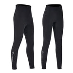 2mm Neopren Neoprenanzug für Männer und Frauen, kältebeständig, warme Taucherhose, weibliche Schnorchel-Leggings, Segeln, Surfen, Winter-Schwimmanzug, Badehose