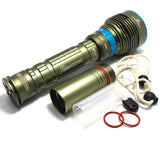 2024 new 8000LM high power Waterproof Diving Flashlight T6 L2 Underwater light 3 Modes 18650/26650 Scuba Flash Light