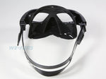 We-Fans Extreme Low Volume Free Diving Mask Scuba Snorkeling Spearfishing Black Silicon Mask Swimming Goggles For Scuba Dive