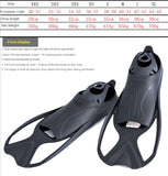 Entry-level Swimming Snorkeling Flippers Short Frog Shoes and Diving Duck Fins for Water Sports Summer Beach Accessories