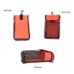 Heavy Duty Mesh Bag Scuba Dive Reel Snap Safety Marker Buoy Holder Storage Pocket Pouch Carry Mesh Bags 20x13x7.3cm