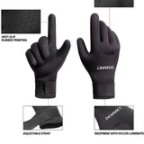 DEMMET Dive Gloves 3/5MM Neoprene Five Finger Warm Wetsuit Winter Gloves for Scuba Diving Snorkeling Surfing