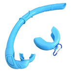 Full Silicone Foldable Snorkel Dive Scuba Free Diving detachable snorkeling diving tube wet breathin