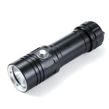 Ekaiou Diving Light 2000 Lumens Super Bright Scuba Dive Flashlight IP68 Waterproof For 100m Underwater Diving Catching Fish Lamp