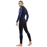 Wetsuit for Men Women One-piece Scuba Diving Suit 3MM Neoprene Long Sleeve Snorkeling Surfing Swimsuit for Girls Sun Protection