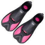 Entry-level Swimming Snorkeling Flippers Short Frog Shoes and Diving Duck Fins for Water Sports Summer Beach Accessories