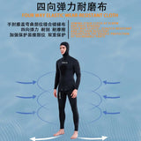 2024 Neoprene Scuba Diving wetsuit1.5/ 3MM Winter Warm  Men Hood Surfing Front Zipper Snorkeling Spearfishing Hooded Diving Suit