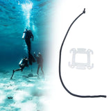 Diving Belt Slide Keeper Dive Strap Lightweight Underwater Retainer for Scuba Diving Surfing Snorkeling Water Sports Accessories